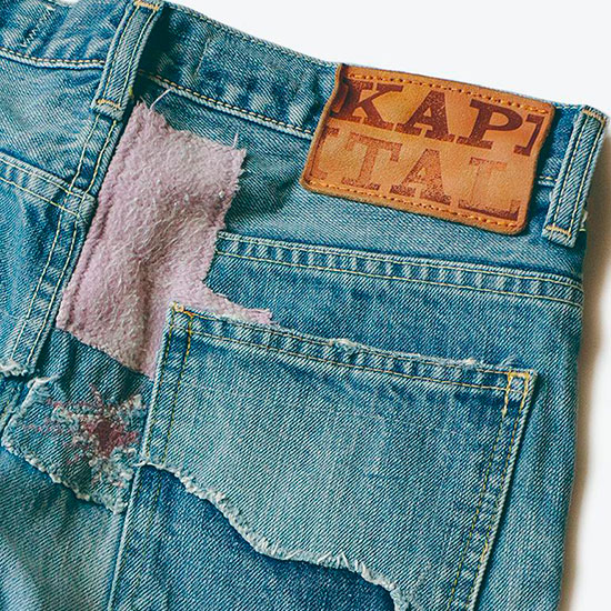 Джинсы Kapital из Японии